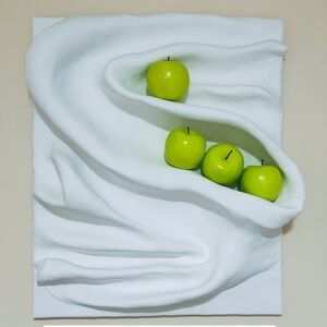 “Apples” 3d art texture on canvas